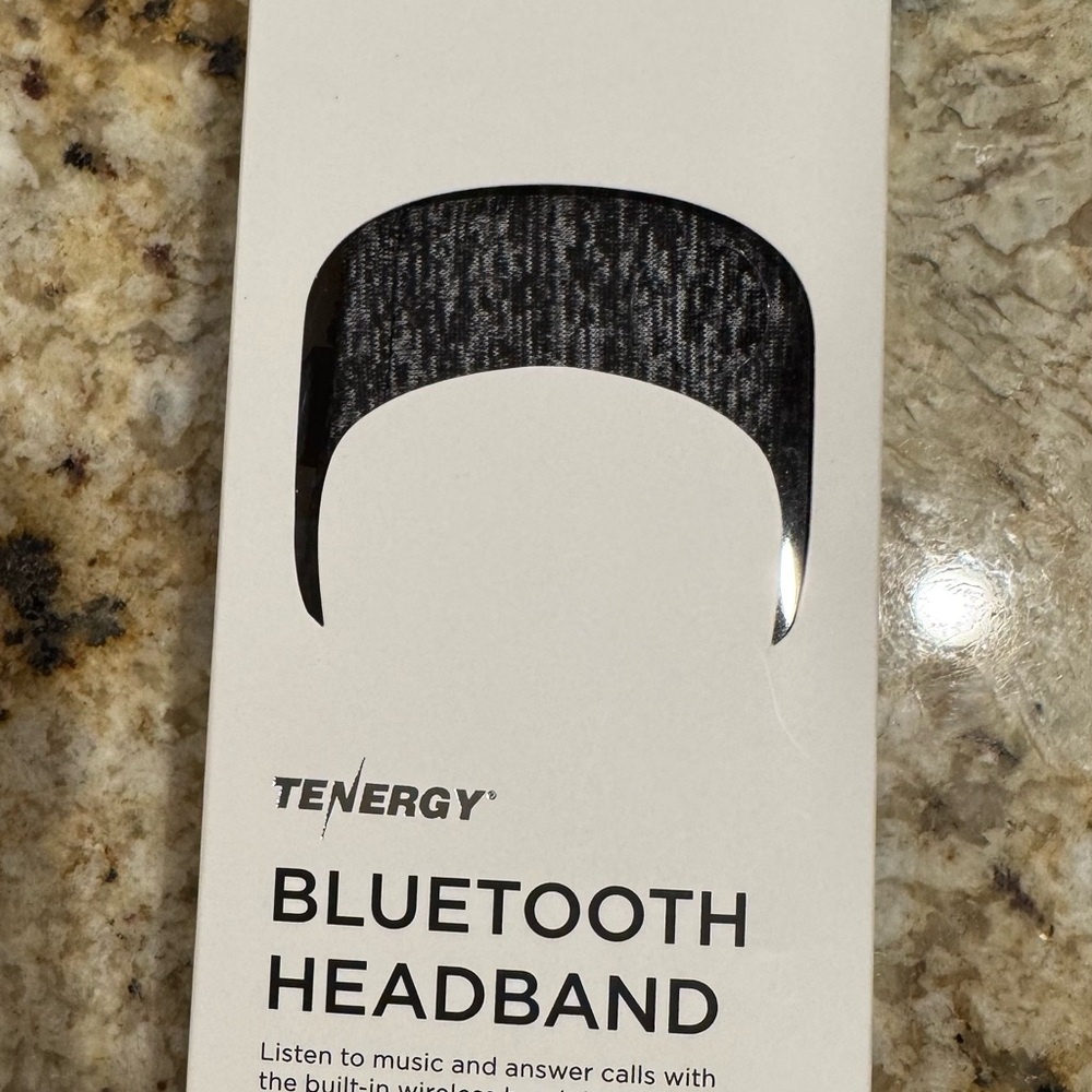 Tenergy Bluetooth Headband - Black and Gray